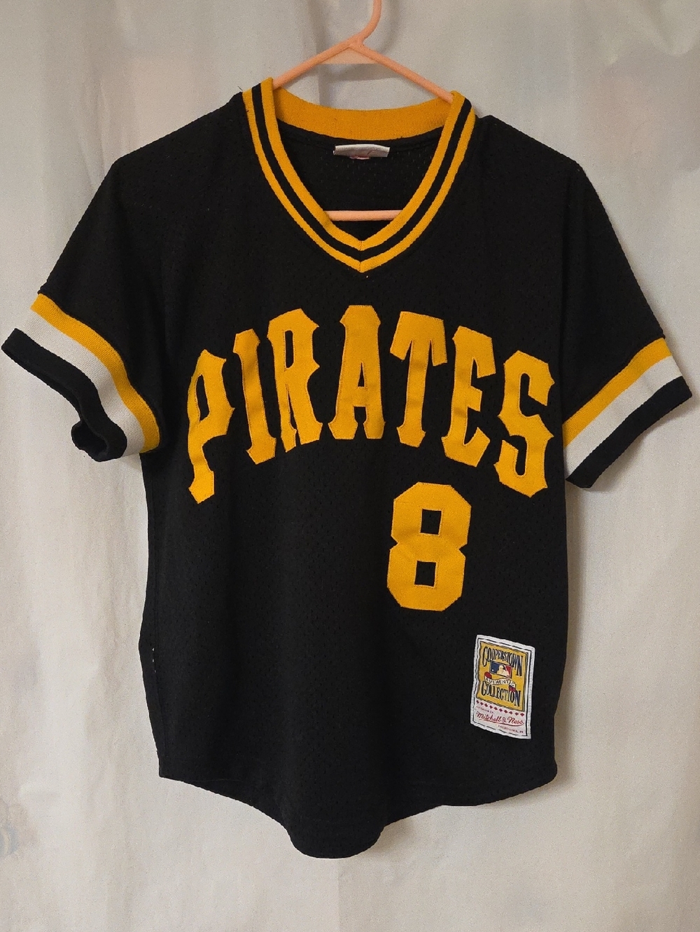 Black and Yellow Pirates Jersey #8